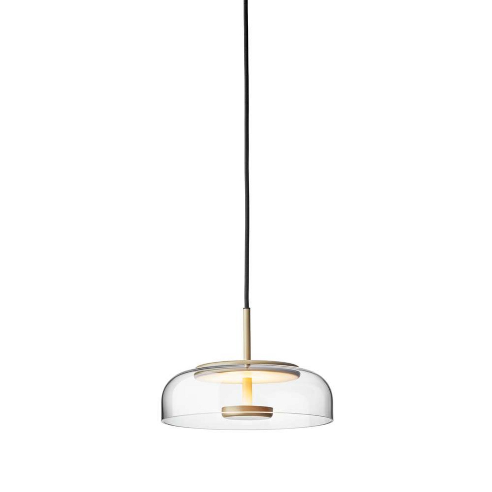 Blossi 1 Závěsná Lampa Nordic Gold/Clear - Nuura