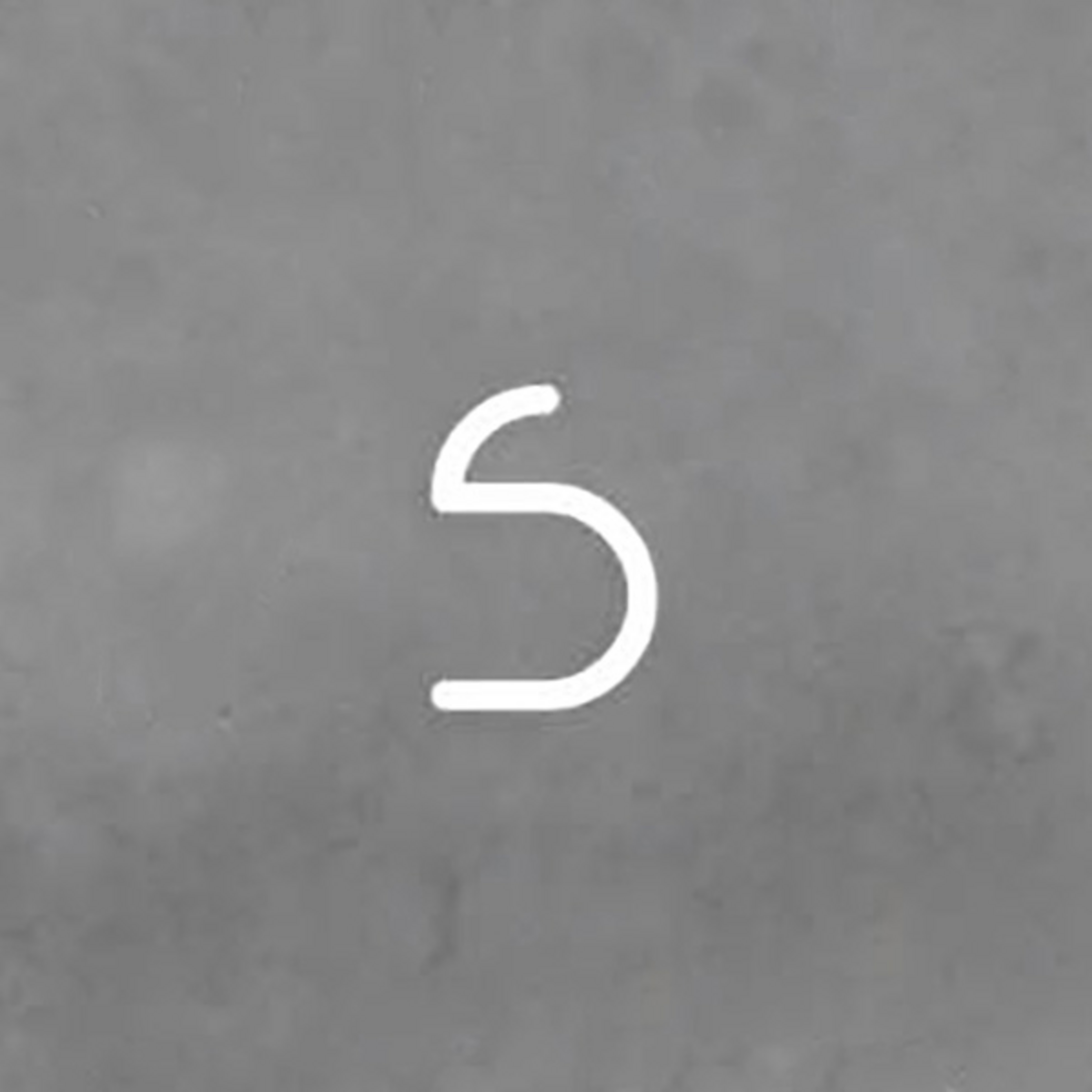 Artemide Alphabet of Light mur lettre majuscule S