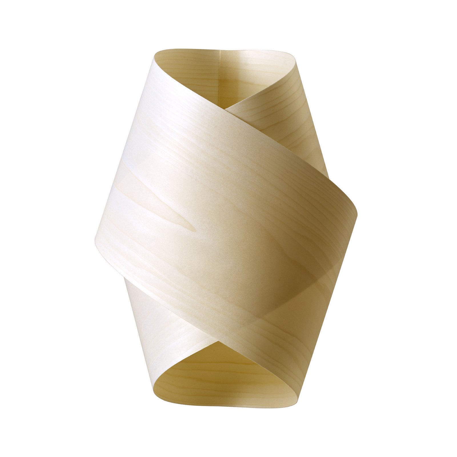 LZF vegglampe Orbit, elfenbensfarget, bredde 19 cm, tre