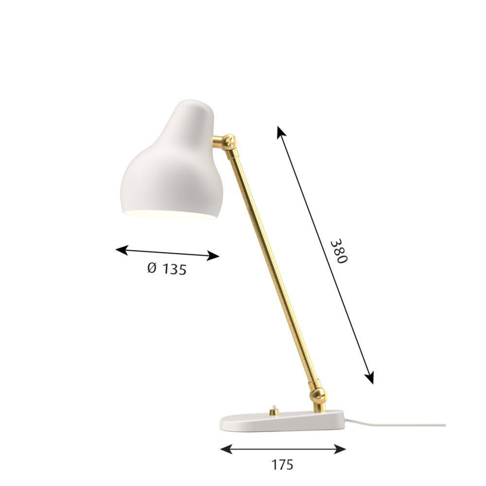 VL38 Candeeiro de Mesa Lamp - Louis Poulsen