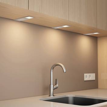 Arcchio Nortra LED under-cabinet lights, set of 3