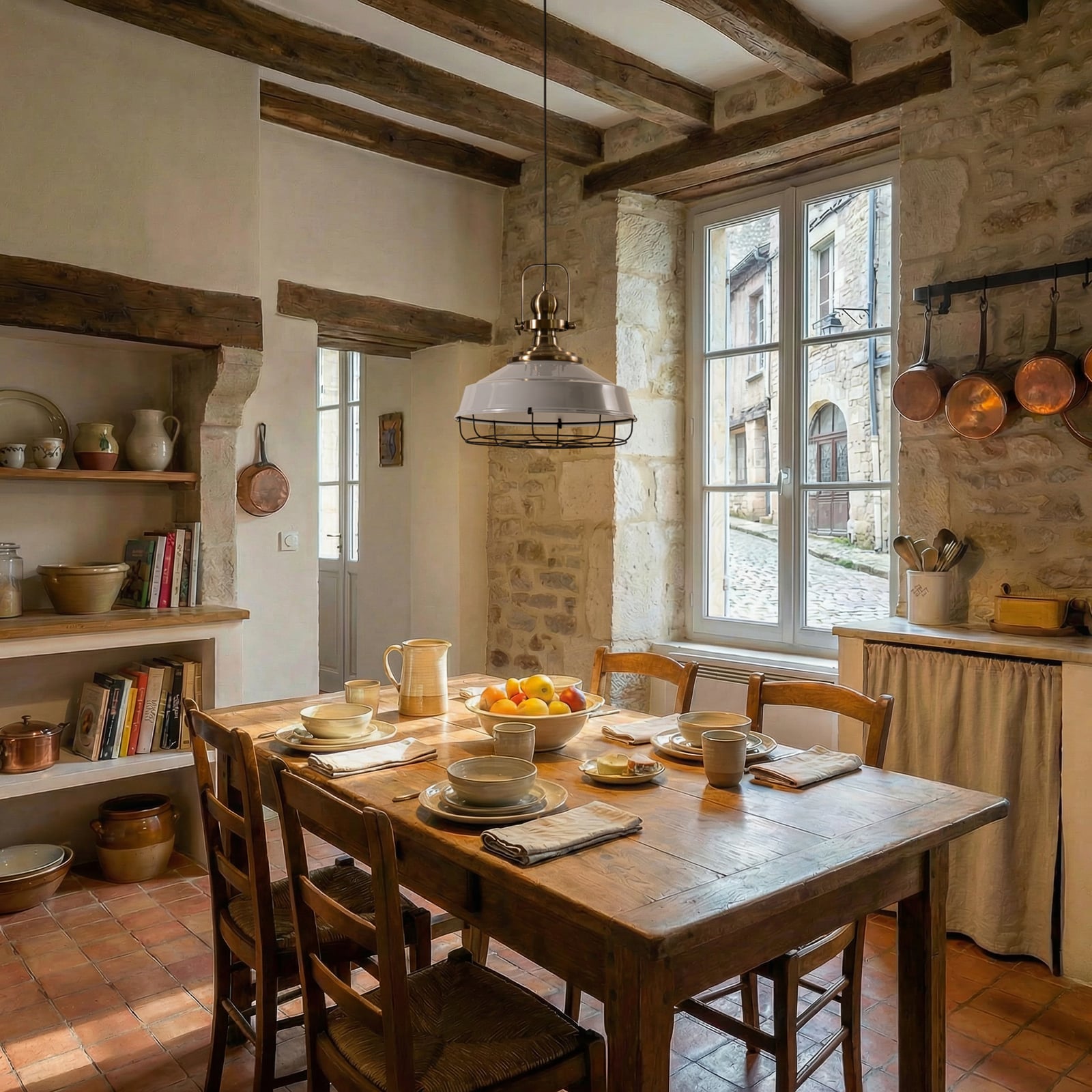 Lampada a sospensione Astel, grigio, Ø 41 cm, metallo, dettaglio in ottone