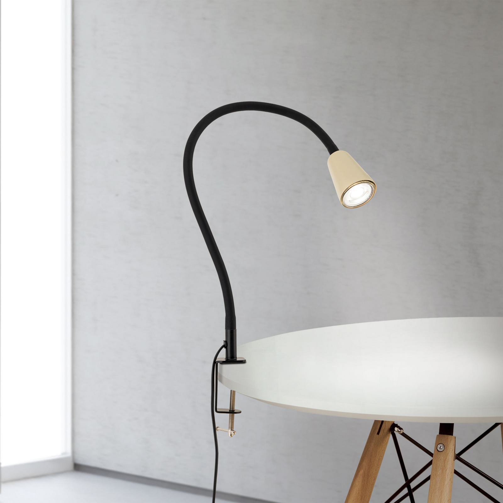 Τραπεζοκαλύμματα Dotty, χακί, ύψος 65 cm, σφιγκτήρας, GU10