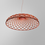 FLOS LED-Hängeleuchte Skynest, Ø 90,4 cm, Kunststoff