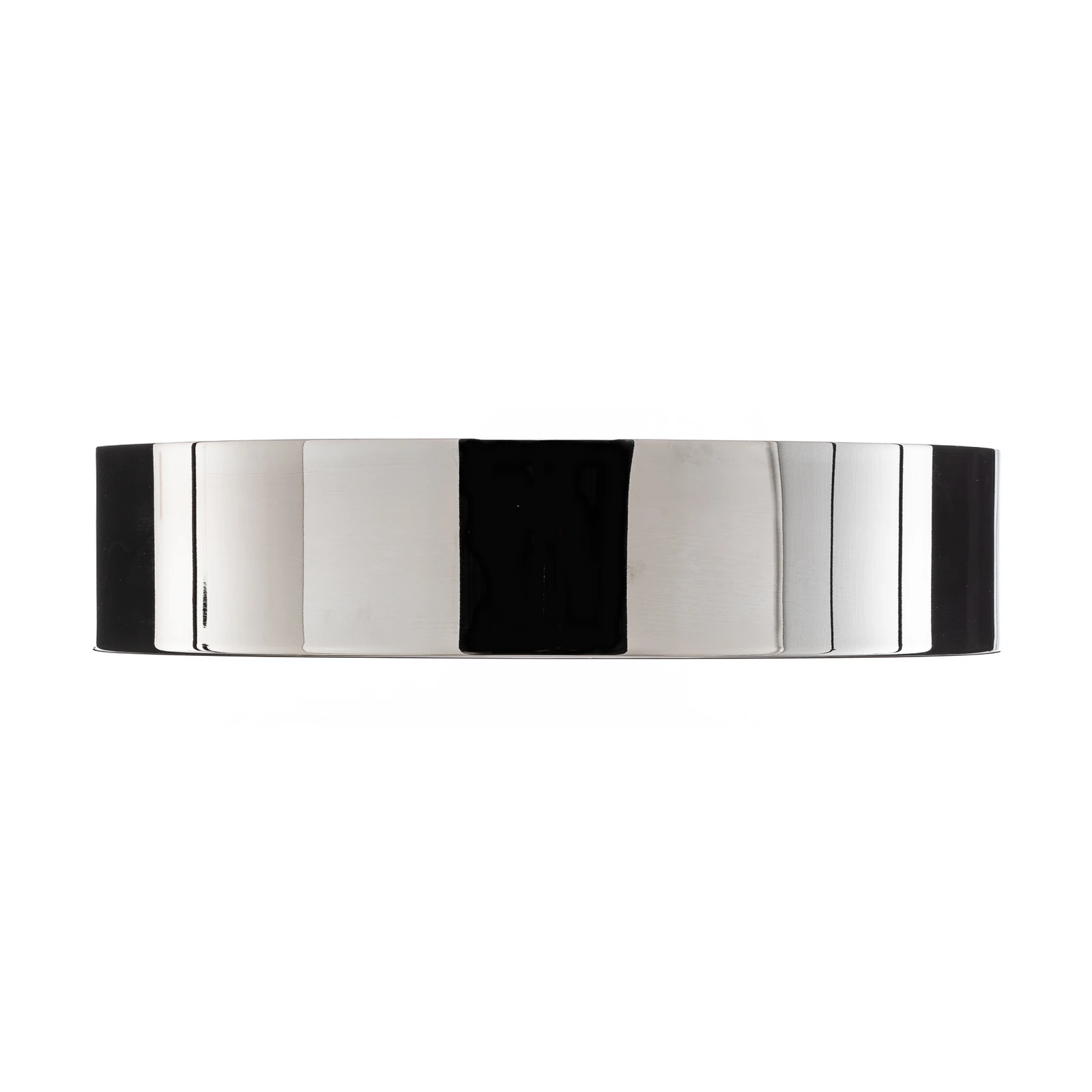 Plafonnier Kimban en métal, Ø 36 cm, chrome