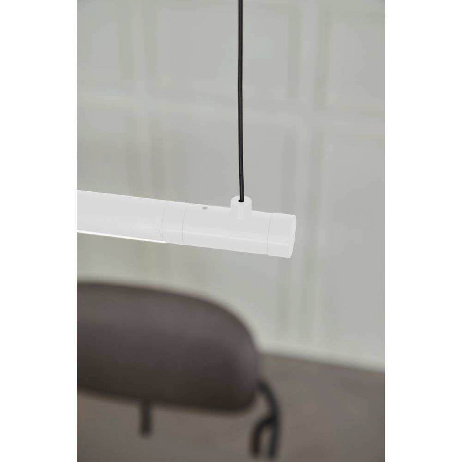 LOOM DESIGN lampa wisząca LED Straw 150, biała, aluminium