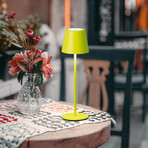 LED-Akku-Tischleuchte Viletto, hellgrün, IP54