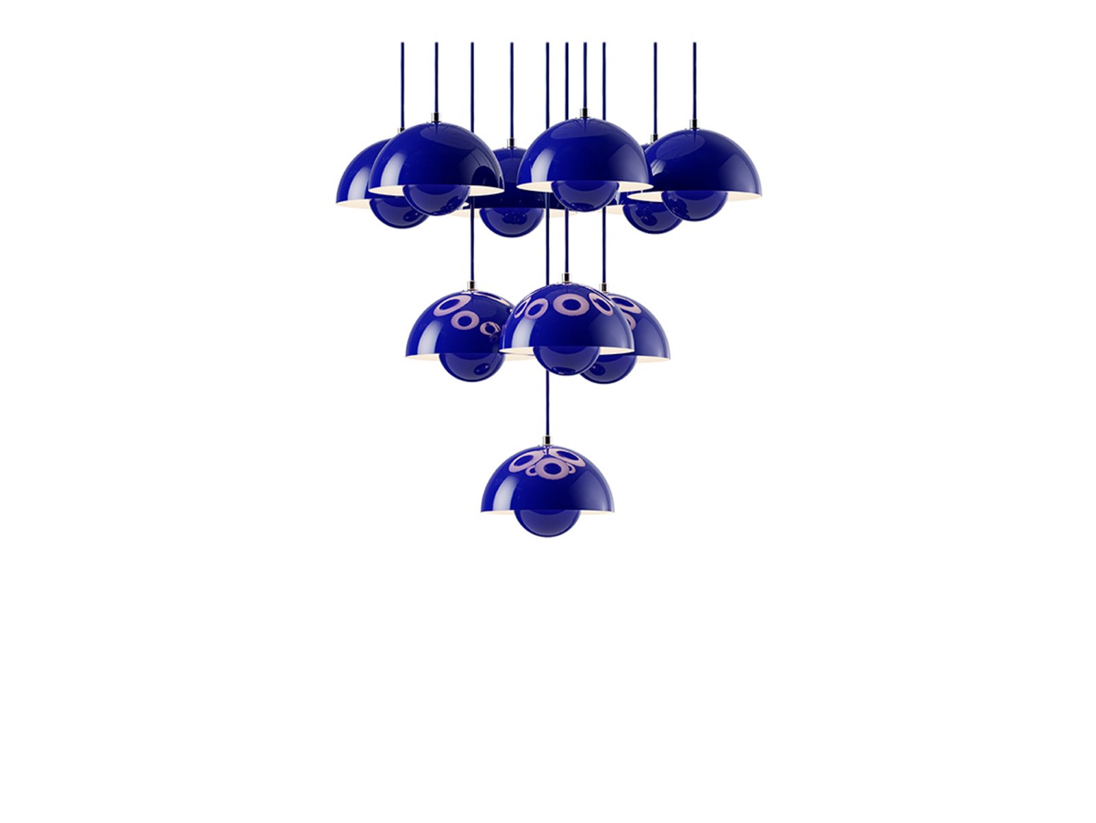 Flowerpot VP10 Candelabro Ø53 Cobalt Blue - &Tradition