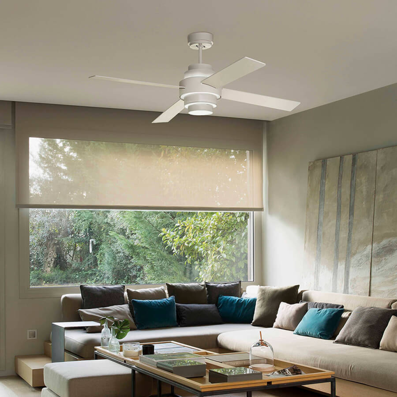 Ventilateur de plafond efficace Disc avec LED