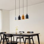 Lindby hanglamp Tirane, kleurrijk, metaal, lengte 94 cm, E27