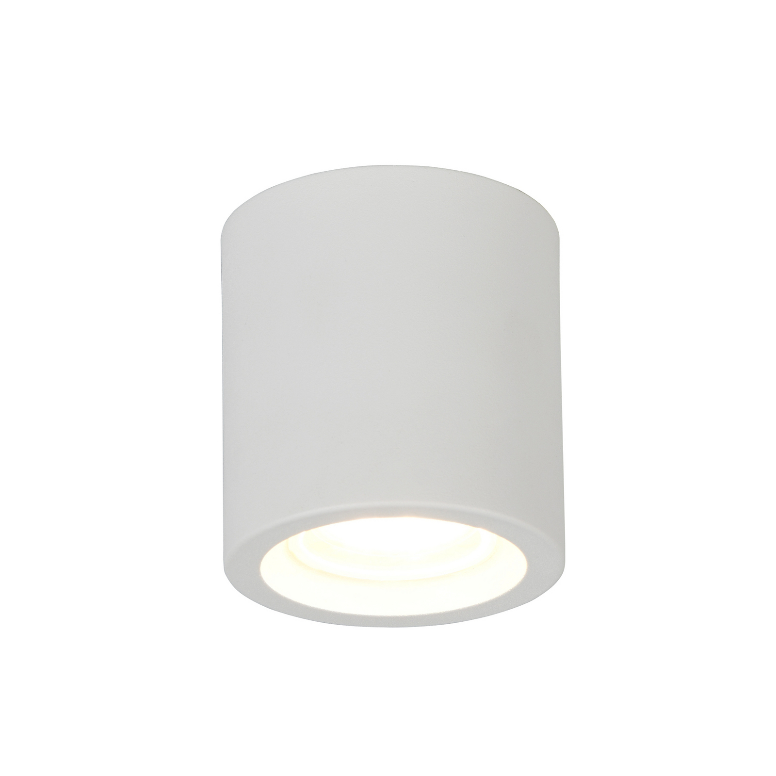 Griestu lampa „Biscotto“, matēti balta, Ø 9,5 cm, metāls, IP44 Griestu lampa „Biscotto“, matēti balta, Ø 9,5 cm, metāls, IP44