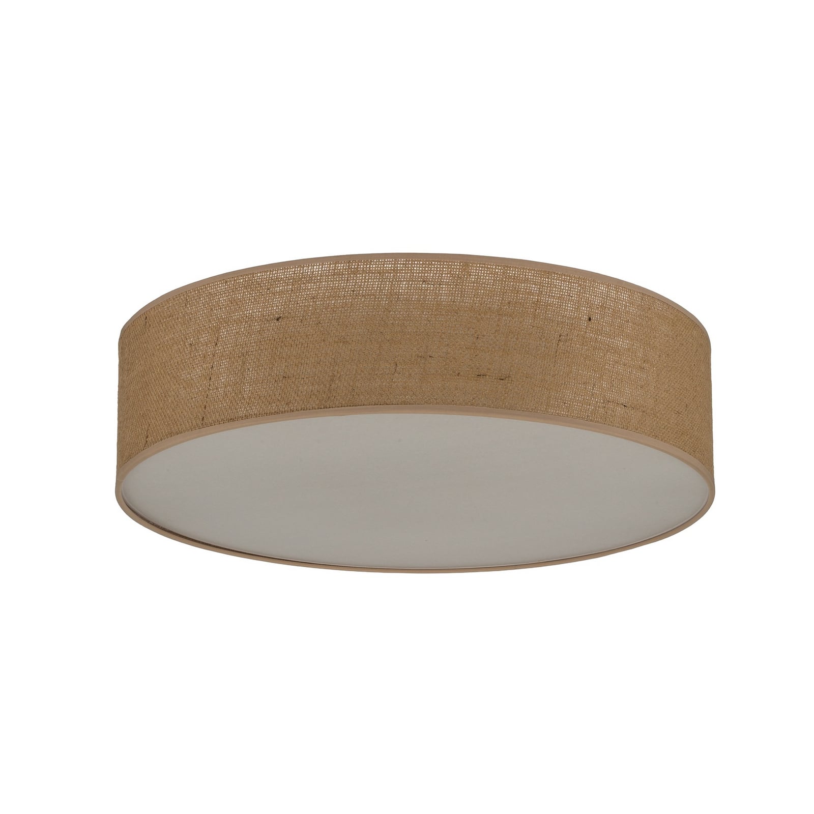 Deckenlampe Marshall, braun, Rattan, Ø 50 cm, E27