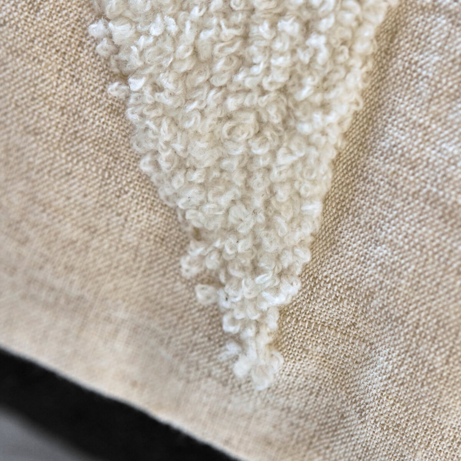 Fodera per cuscino HDFly, crema/bianco, 50 x 50 cm - House Doctor