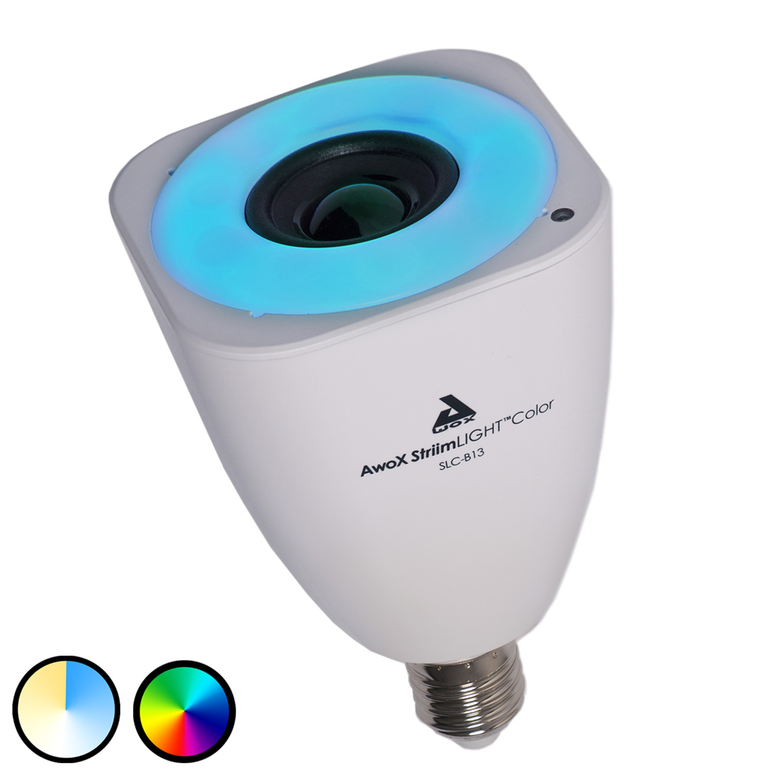 "AwoX StriimLIGHT" spalvotas LED šviestuvas E27, "Bluetooth