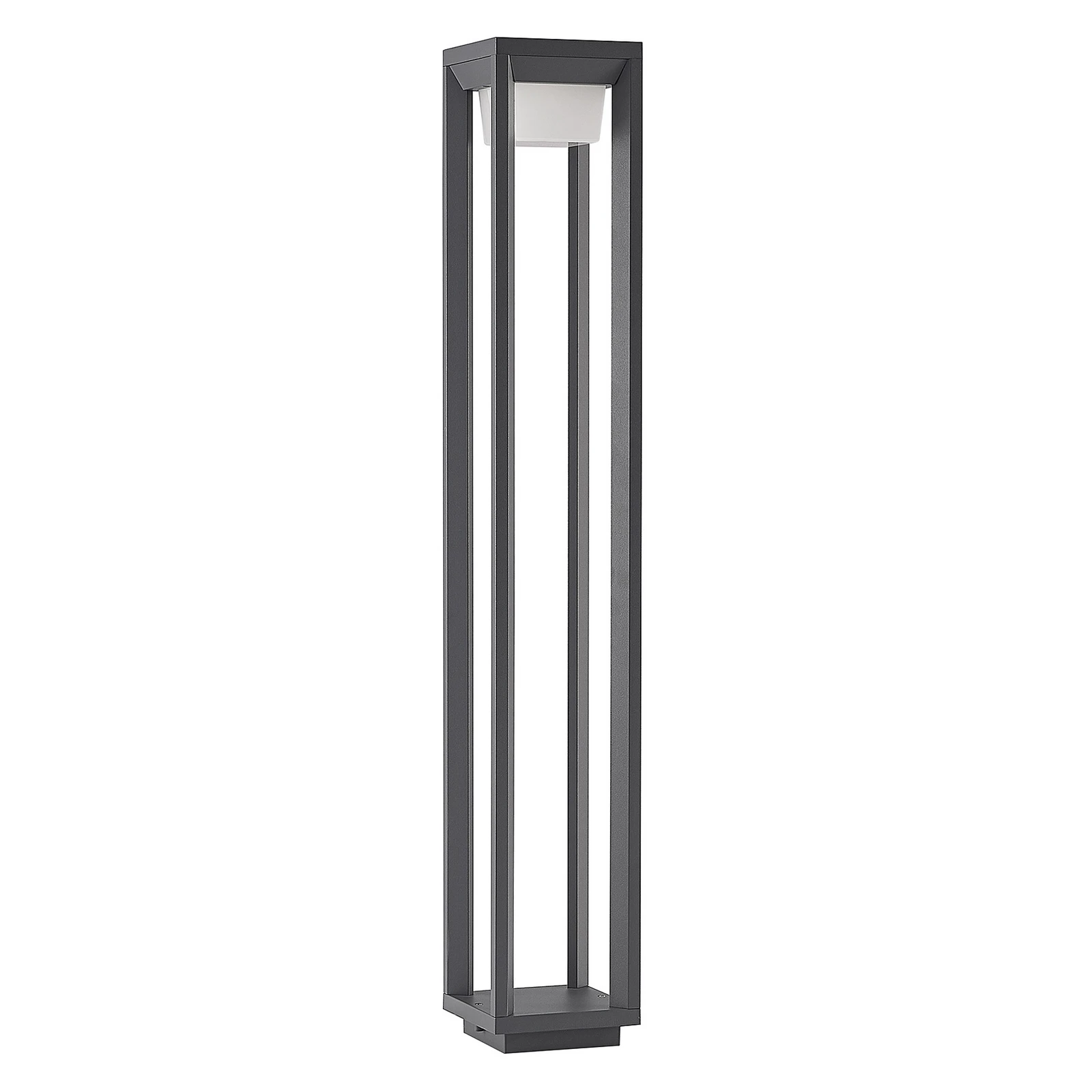 Prios LED-väglampa Gamion, 90 cm, antracit, metall, IP54