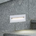 Lucande LED-es fali lámpa Loya, 23 x 8 cm, fehér, IP54