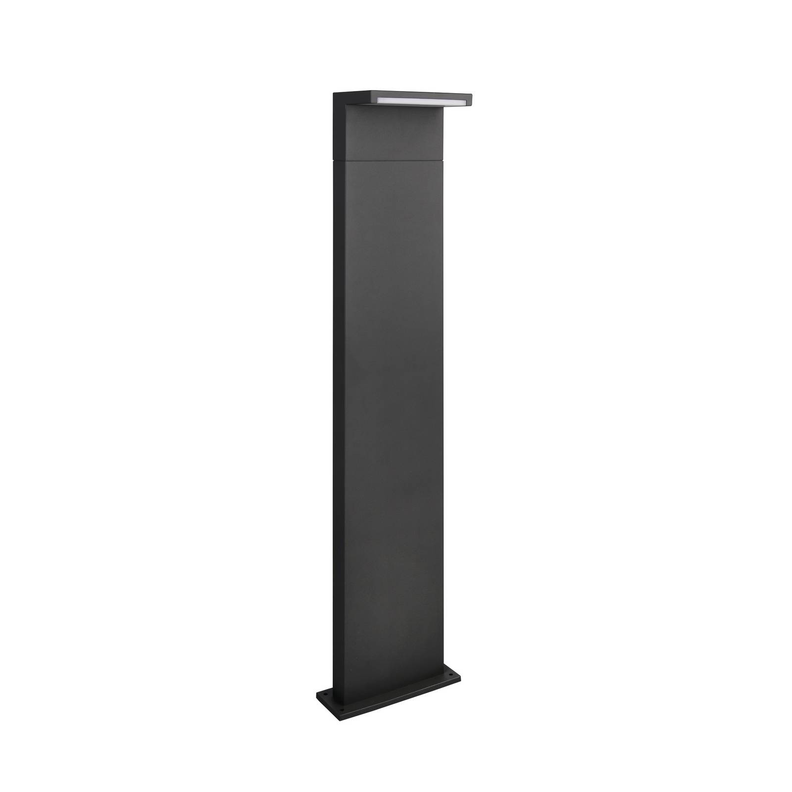 LED-Wegelampe Ravi, anthrazit, Höhe 100 cm, Metall, IP65