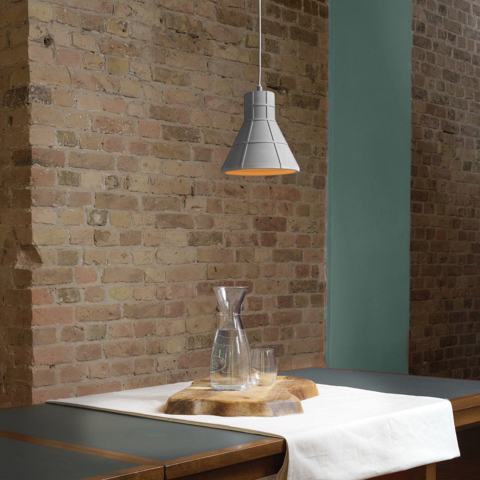 OSRAM Hängelampe CONCRETE BIM, grau, Ø 20 cm, Beton, E27