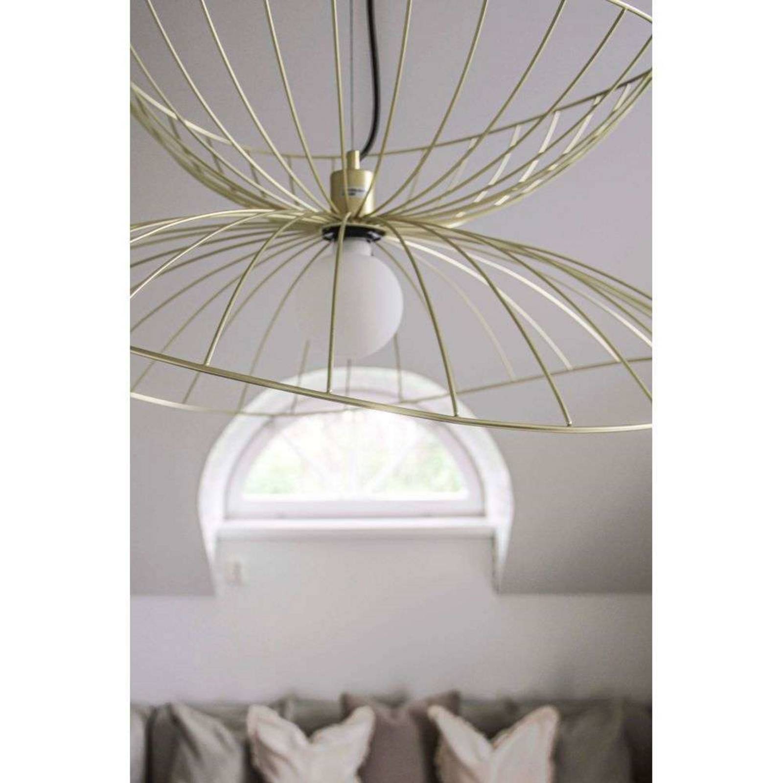 Globen Lighting Pendelleuchte RAY, messing, Ø 70 cm günstig online kaufen