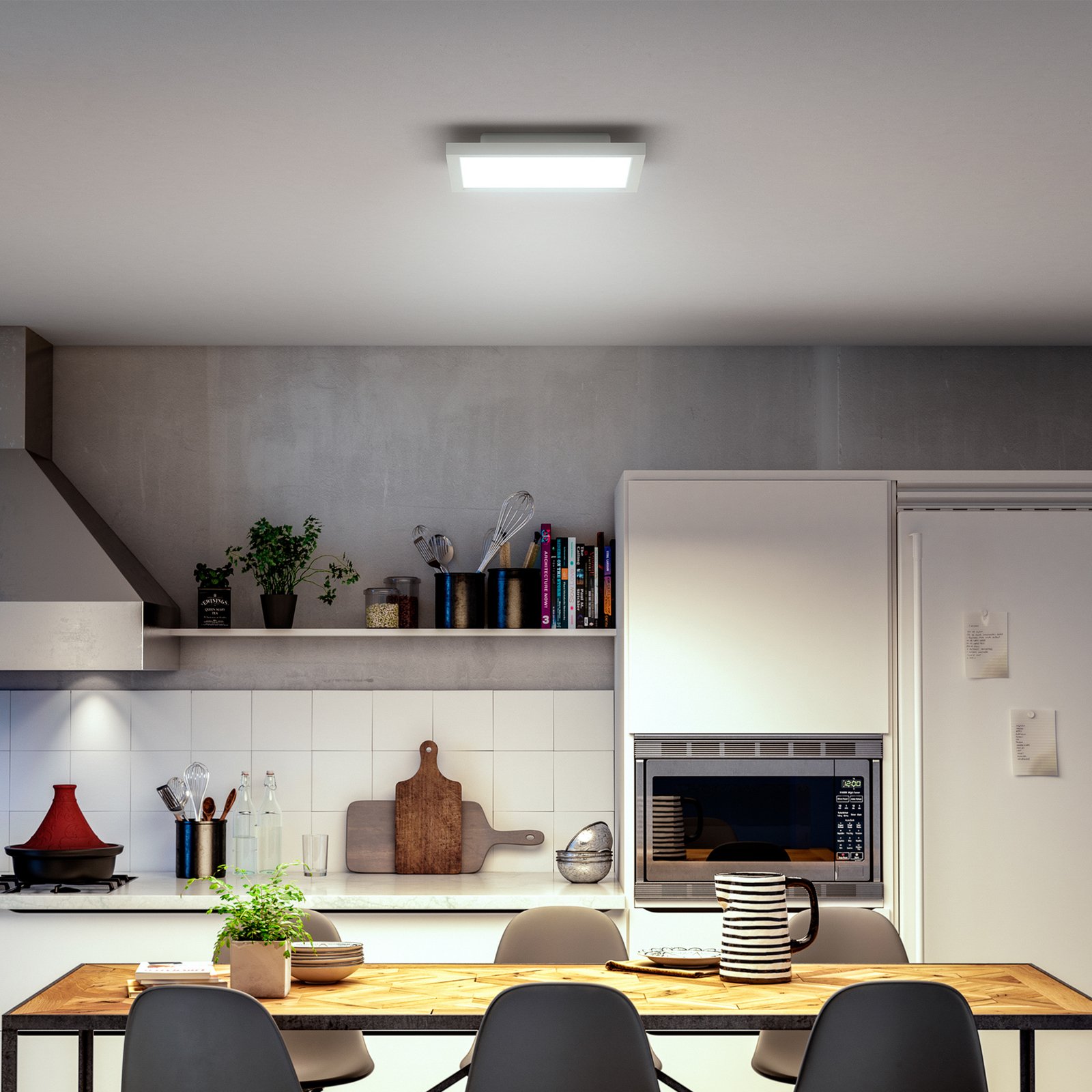 Panneau LED Philips Hue White Ambiance Aurelle, 30 x 30 cm, blanc