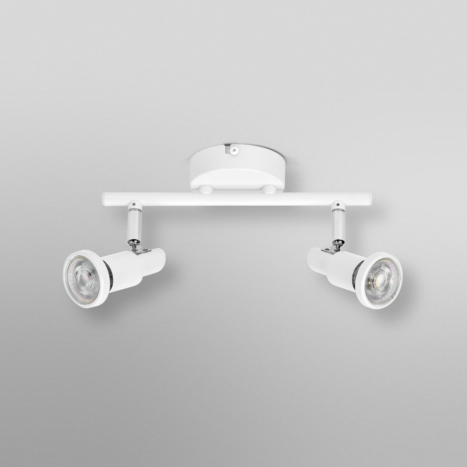 OSRAM тавански прожектор, бял, 2-крилен, метал, GU10-LED 927 dim