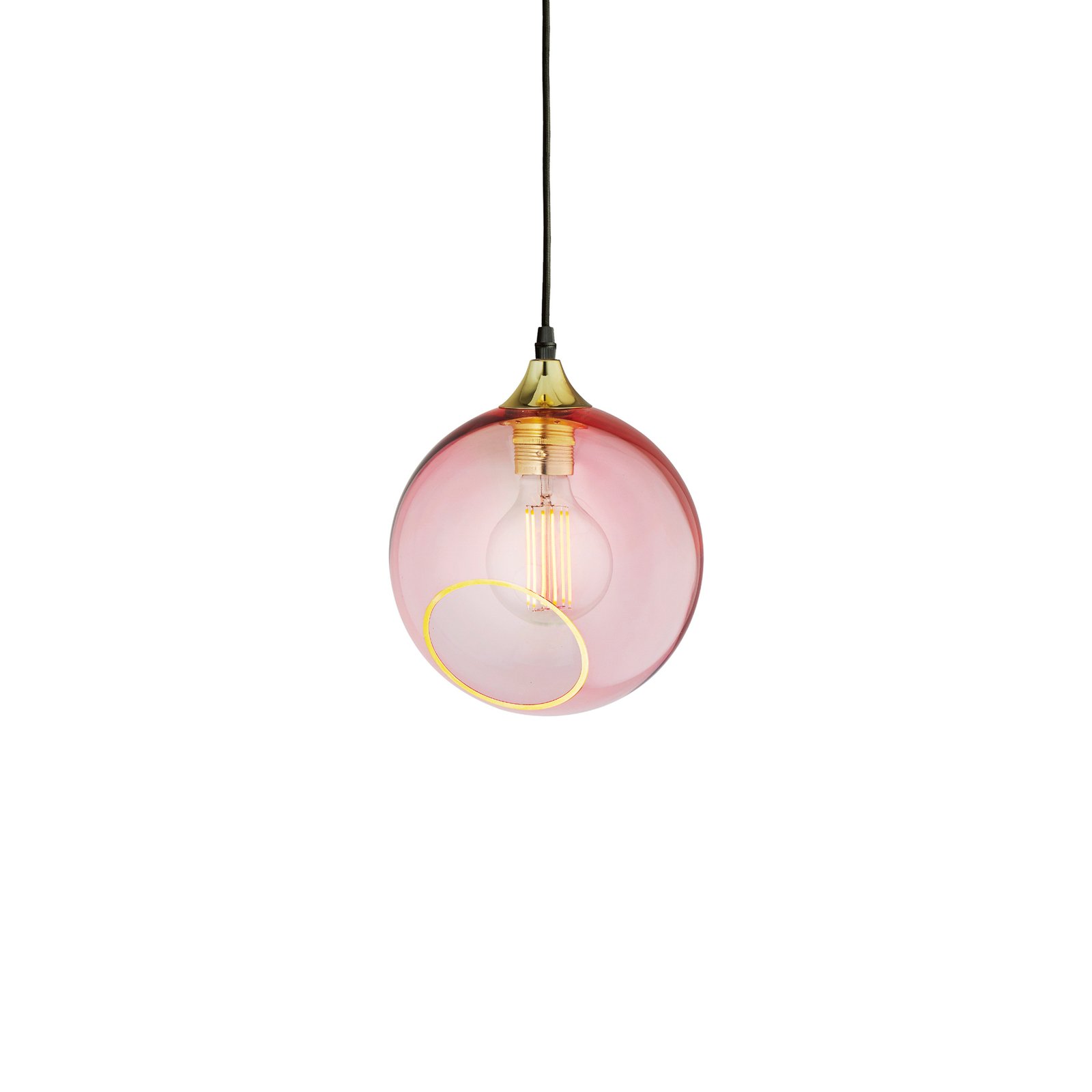 Ballroom Függőlámpa Pink/Rose with Gold Foglalat - Design By Us