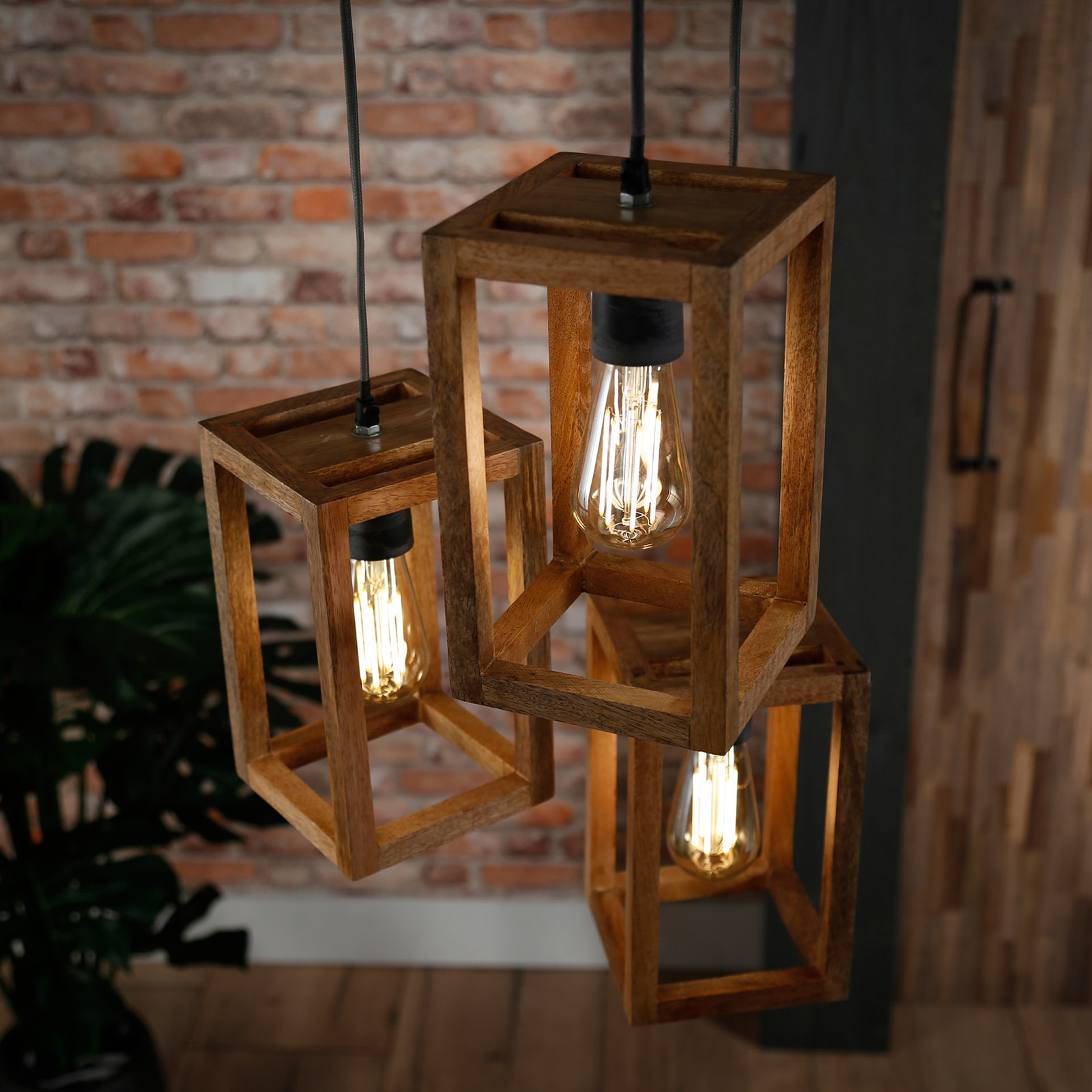 Hanglamp Quadrasculpta, 3-lamps