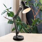 Famous table lamp triple jointed, black
