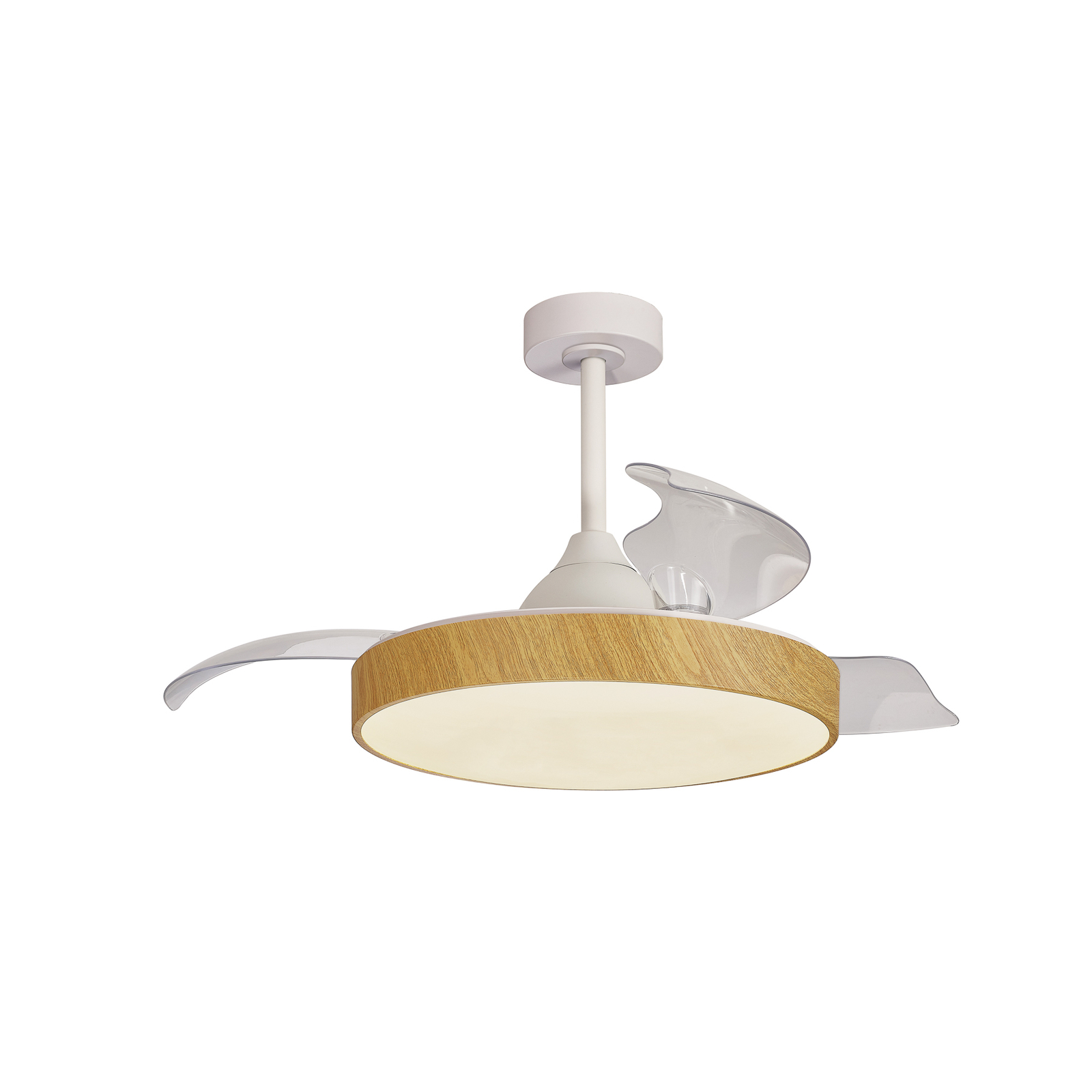 Ventilador de techo LED Alaska madera decoración DC silencioso Ø 106 cm CCT