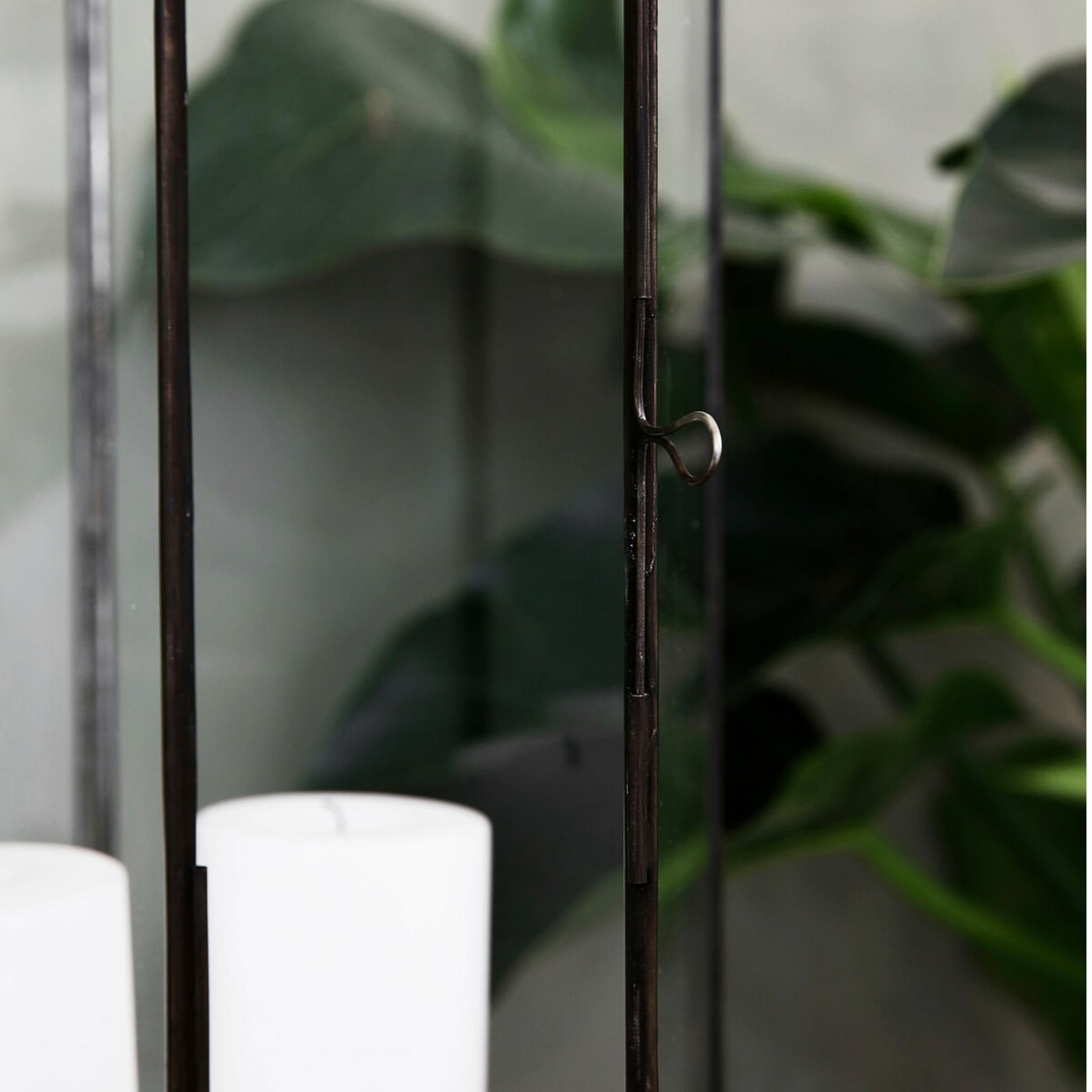 Lanterna HDNarrow, nero anticato, altezza 79 cm - House Doctor