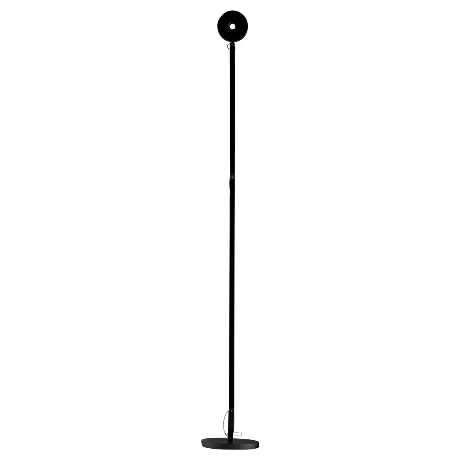 Rotaliana String F1 DTW candeeiro de pé preto, preto