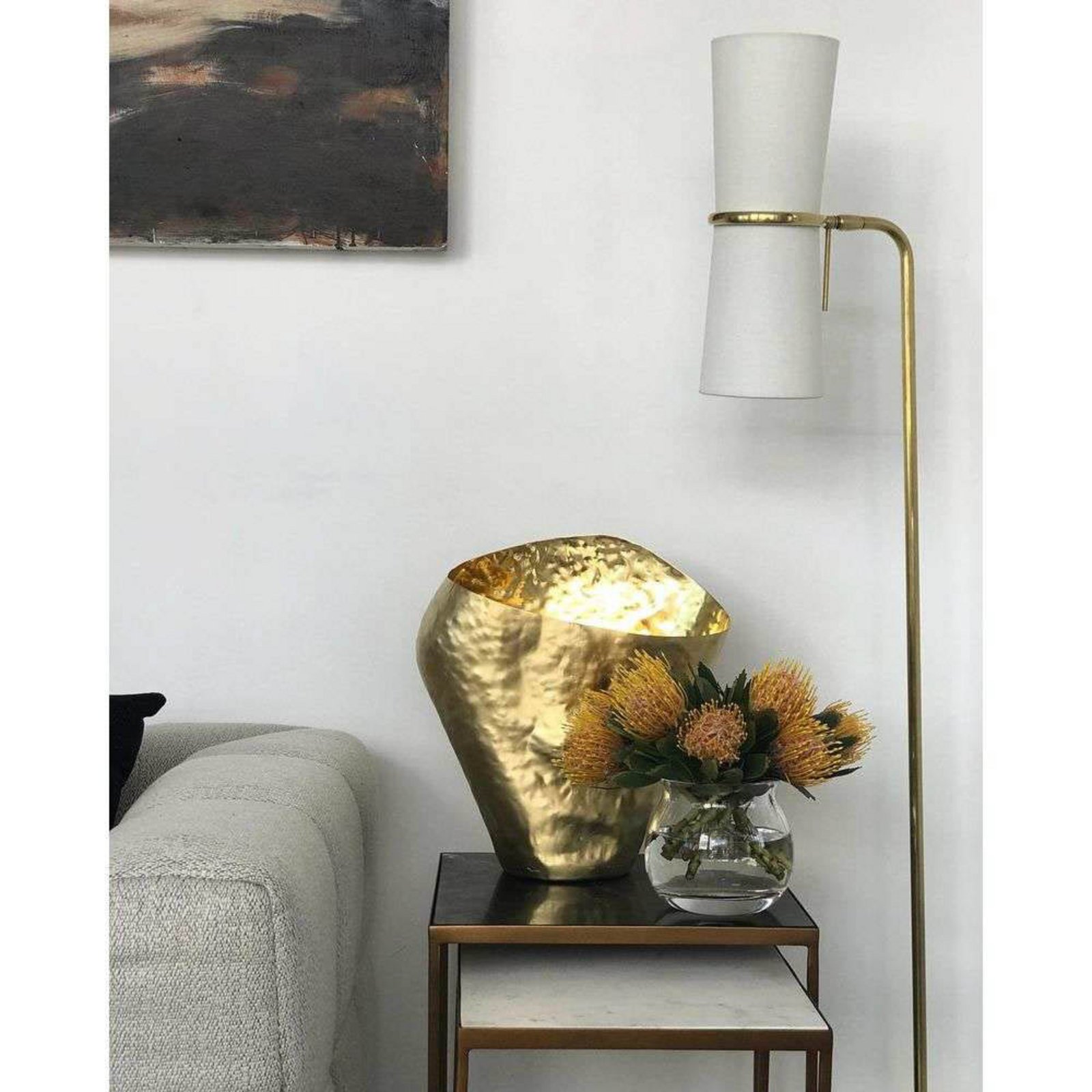 Bash Vessel Kom Wide Gold - Tom Dixon