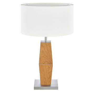 HerzBlut Marla buffet lamp, oak oiled white 57cm