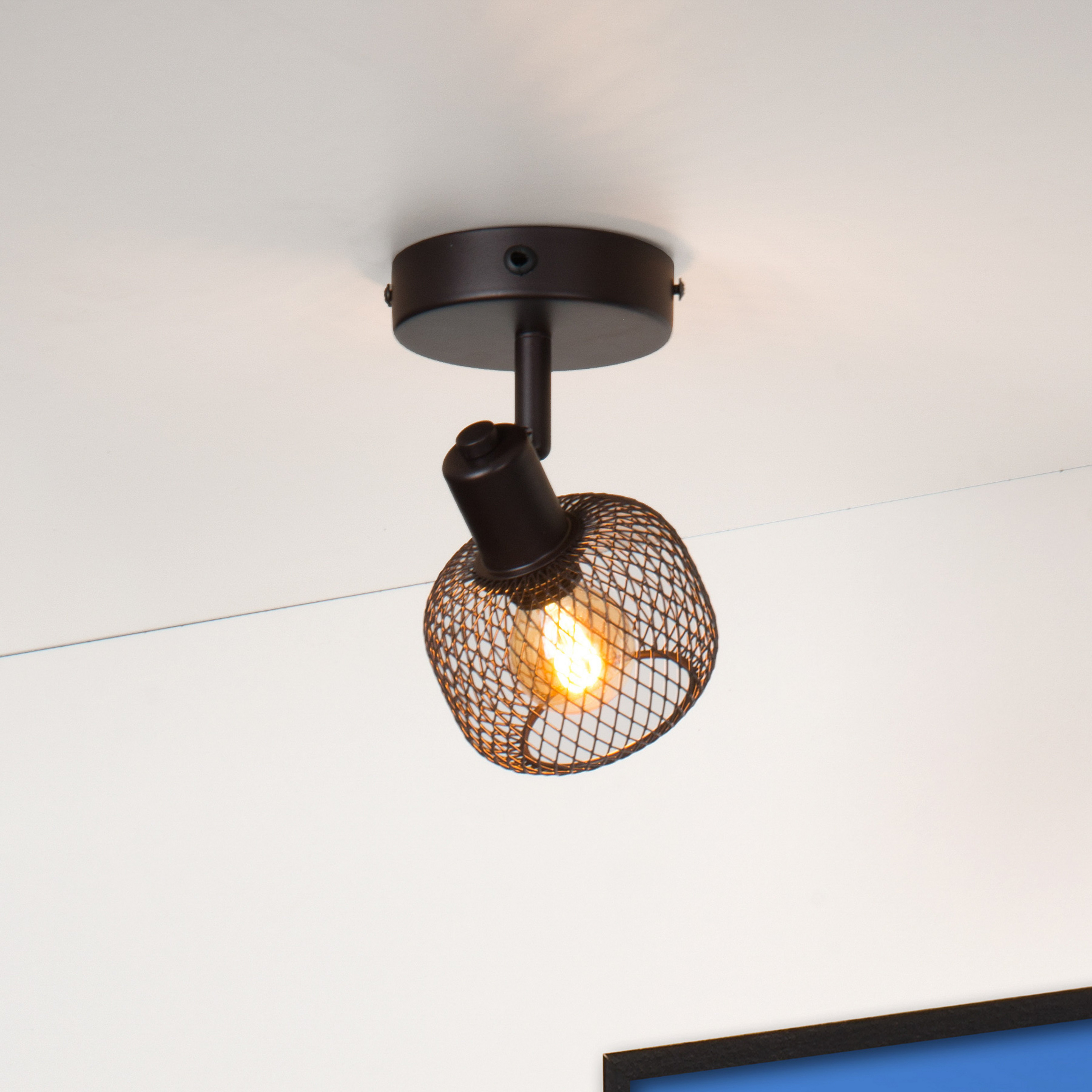 Spot pour plafond Maren, à 1 lampe, noir