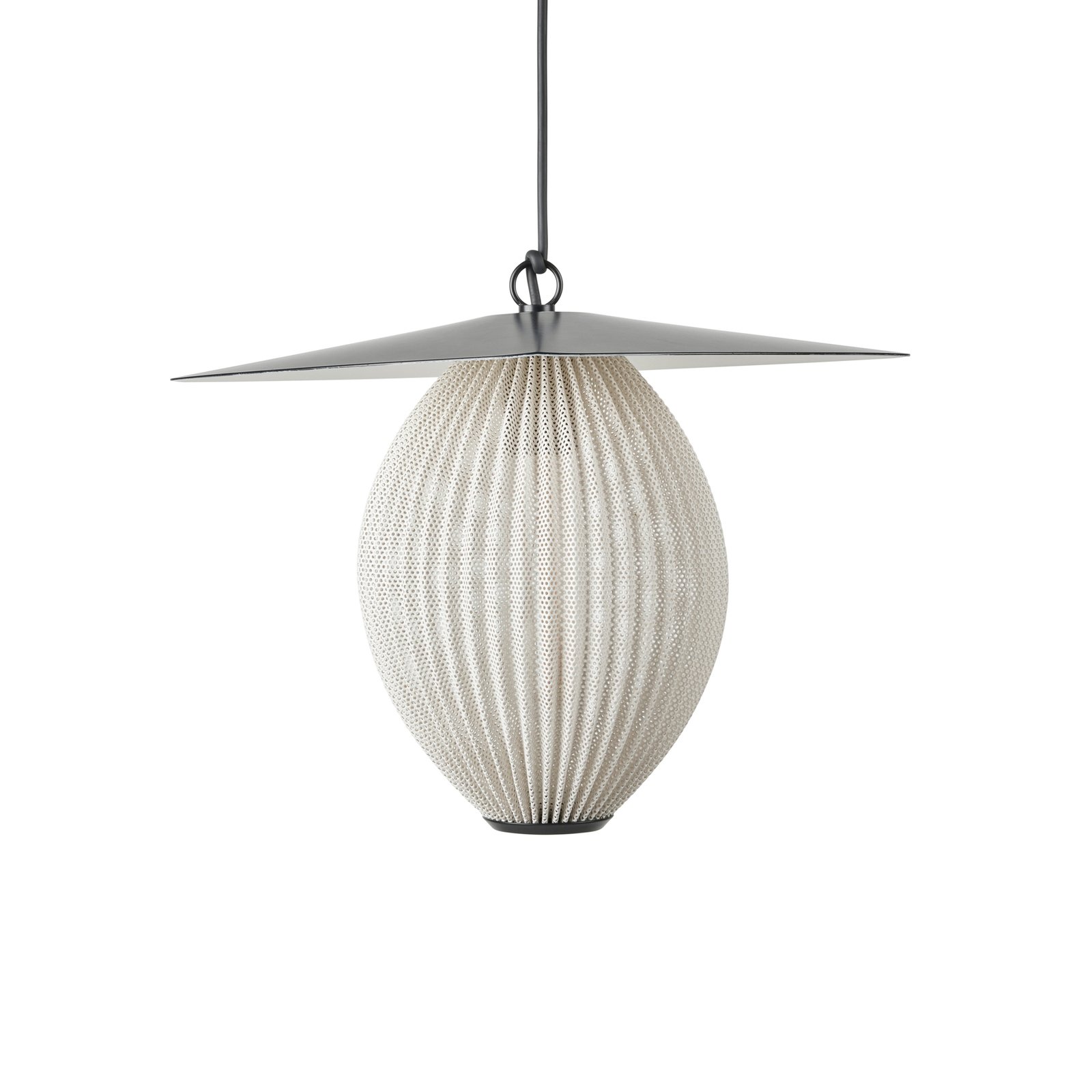 Satellite Luminaire d’extérieur Suspension Ø22 Cream White/Black - GUBI