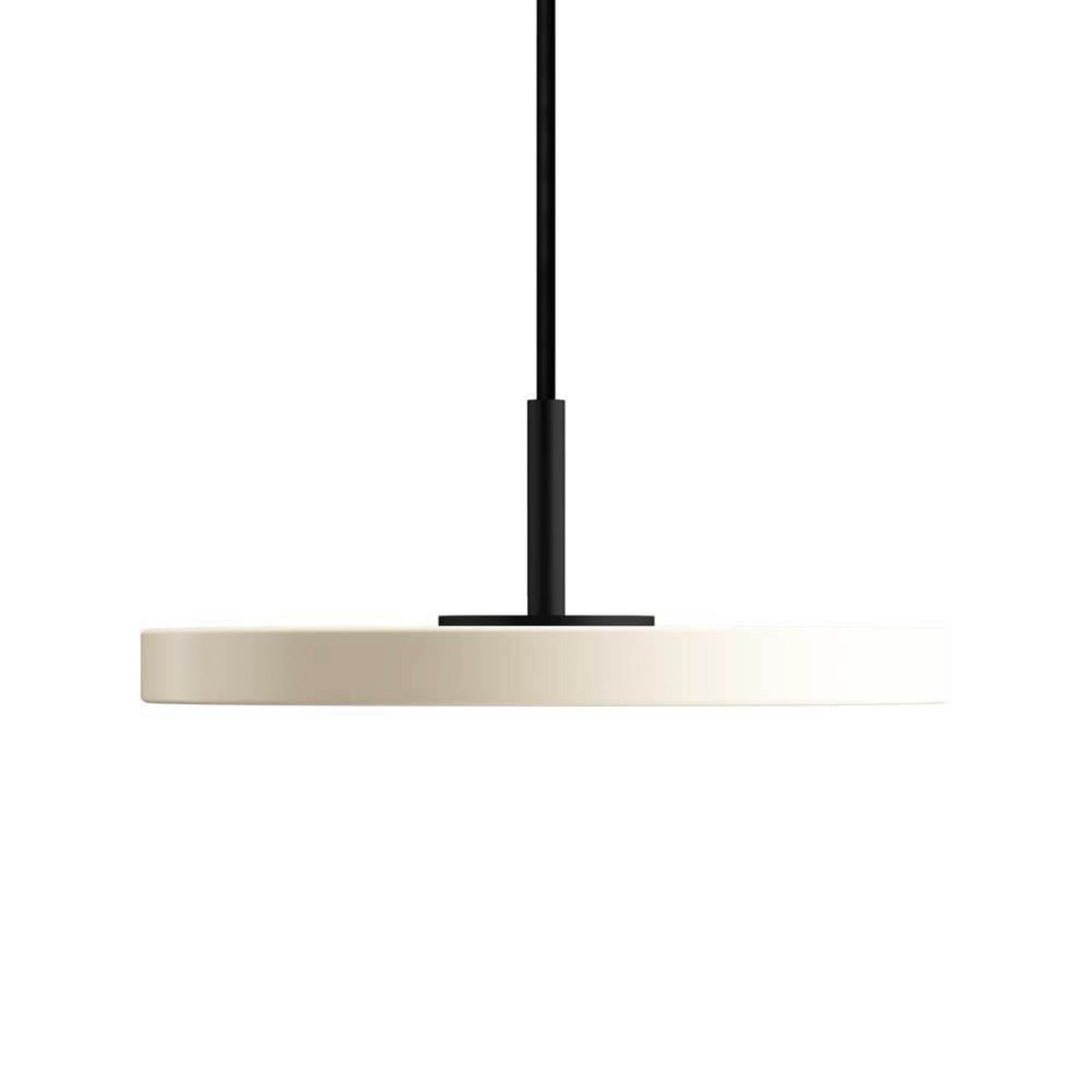 Asteria Pendel Micro Pearl White/Black Top UMAGE - Spisestue - Metal