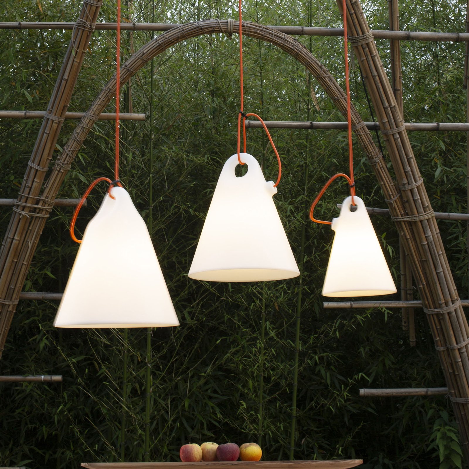 Martinelli Luce Trilly pendant with plug, Ø 27 cm