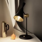 Beat Taffellamp Matt Black/Brass - Tom Dixon