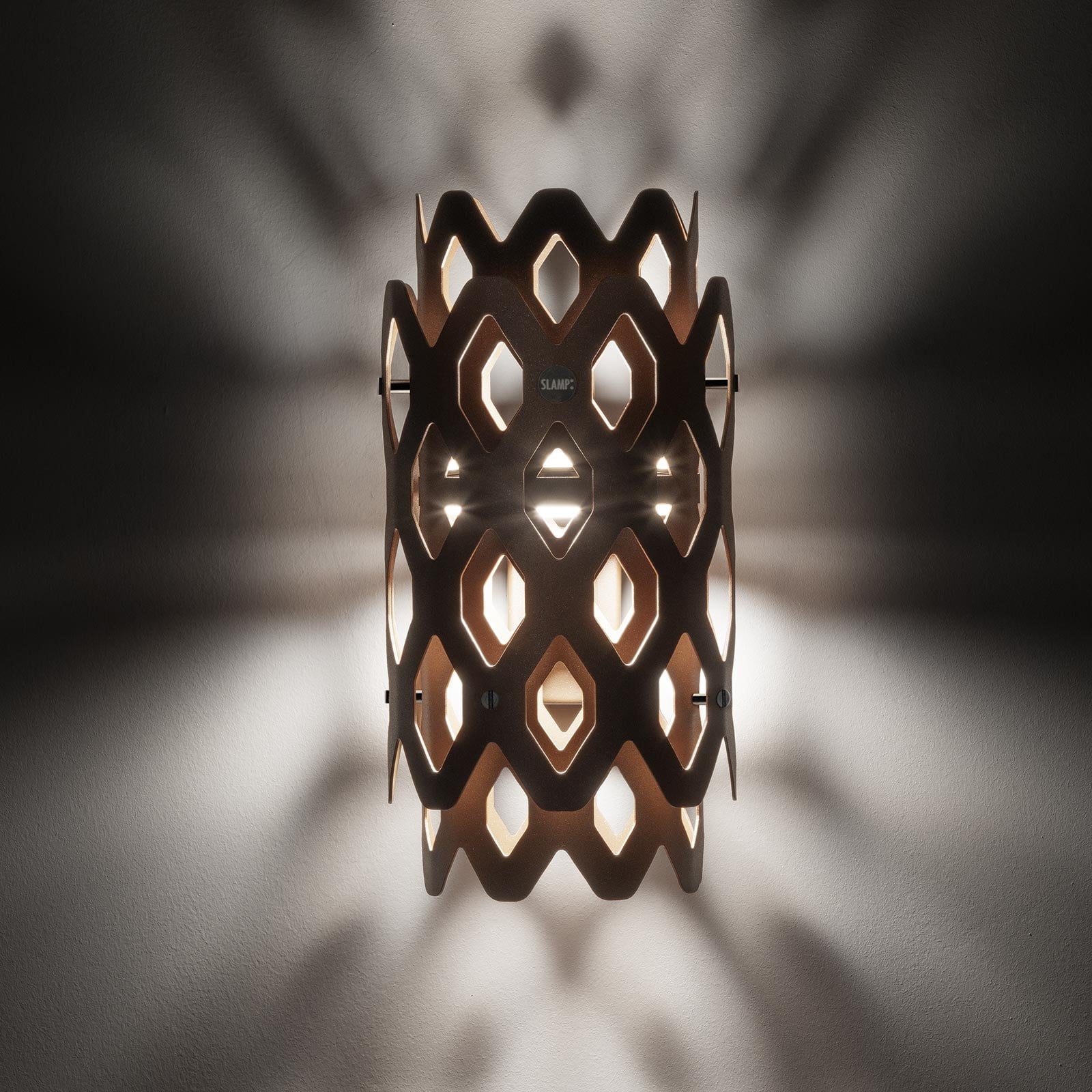 LED-Außenwandleuchte Charlotte, corten, Höhe 28 cm, IP65