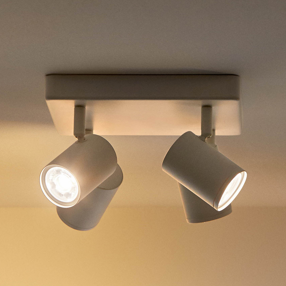 WiZ Imageo 4 Plafond Square RGB, vit från WiZ