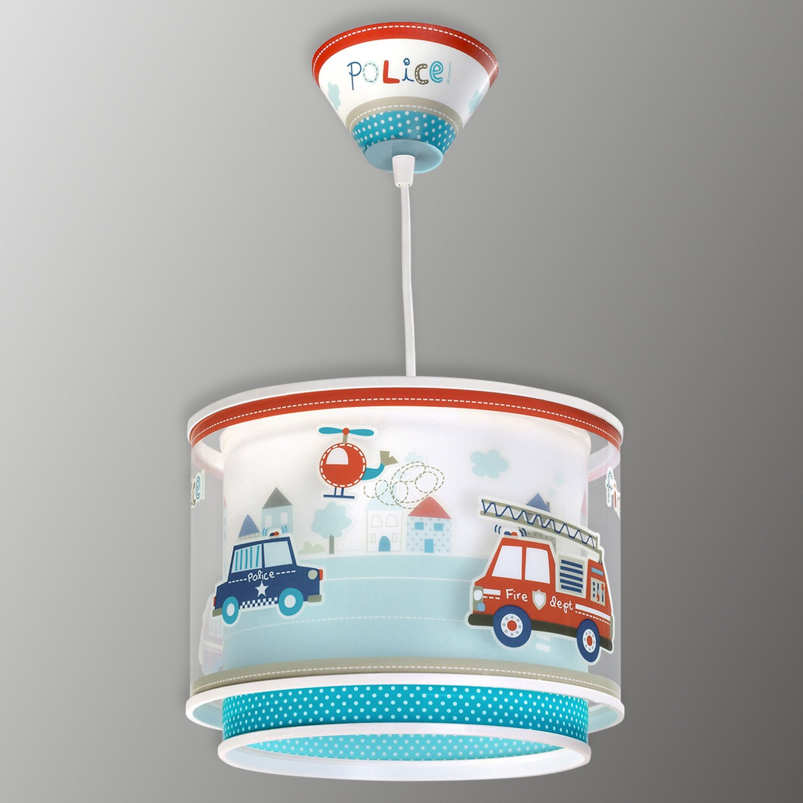 Police - Pendant light for the boys' room