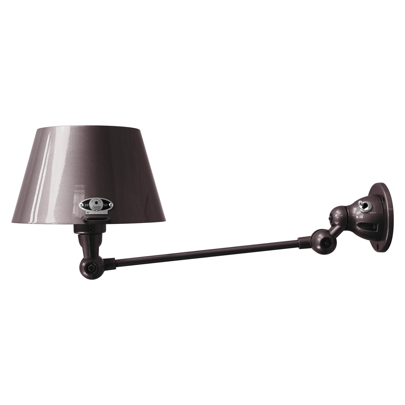 JIELDÉ Jieldé Aicler AID301 articulated wall lamp black, for Living / Dining Room, aluminium, steel, E14, 25 W, energy efficiency: A++