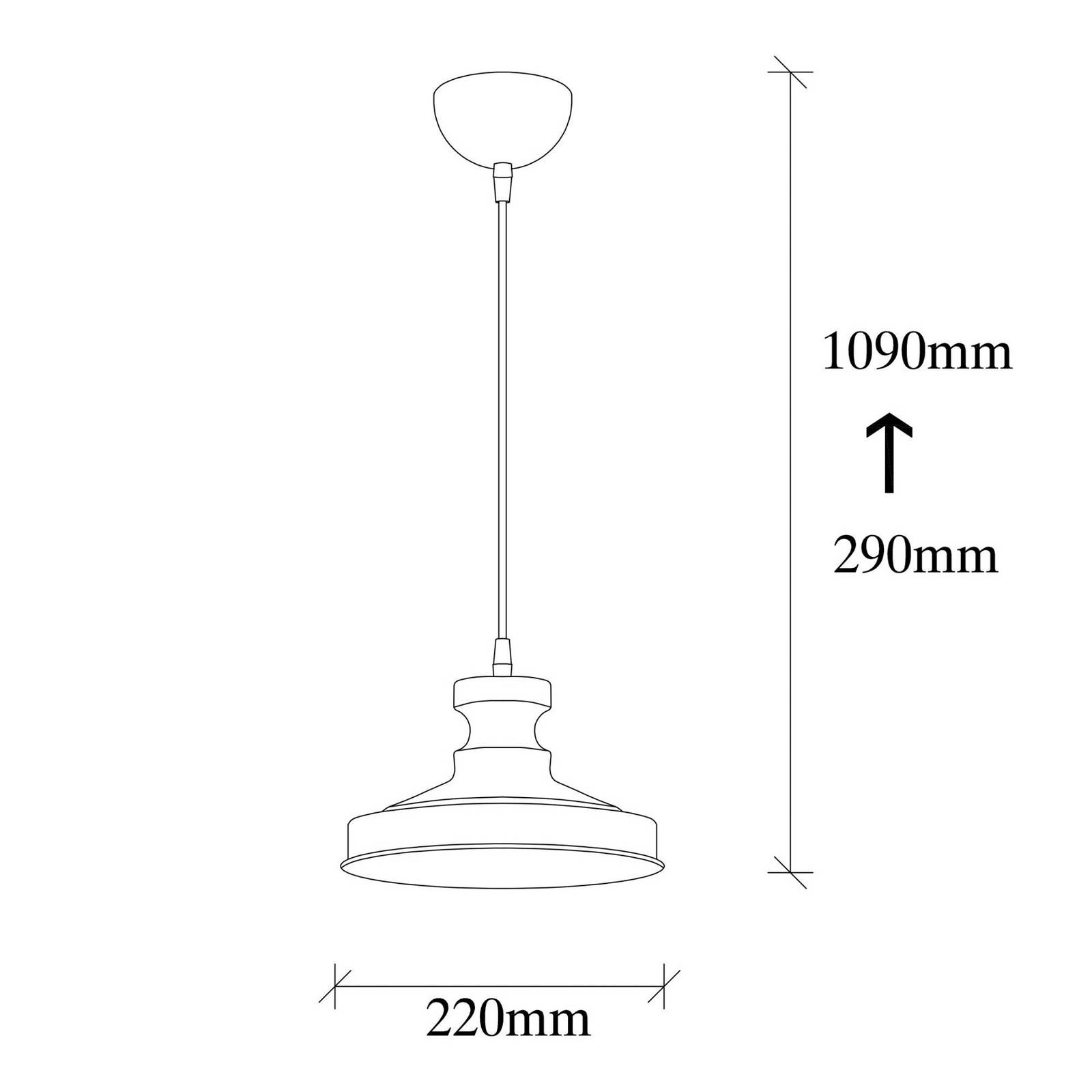 Hängeleuchte Berceste, goldfarben, Metall, Ø 22 cm, E27 günstig online kaufen