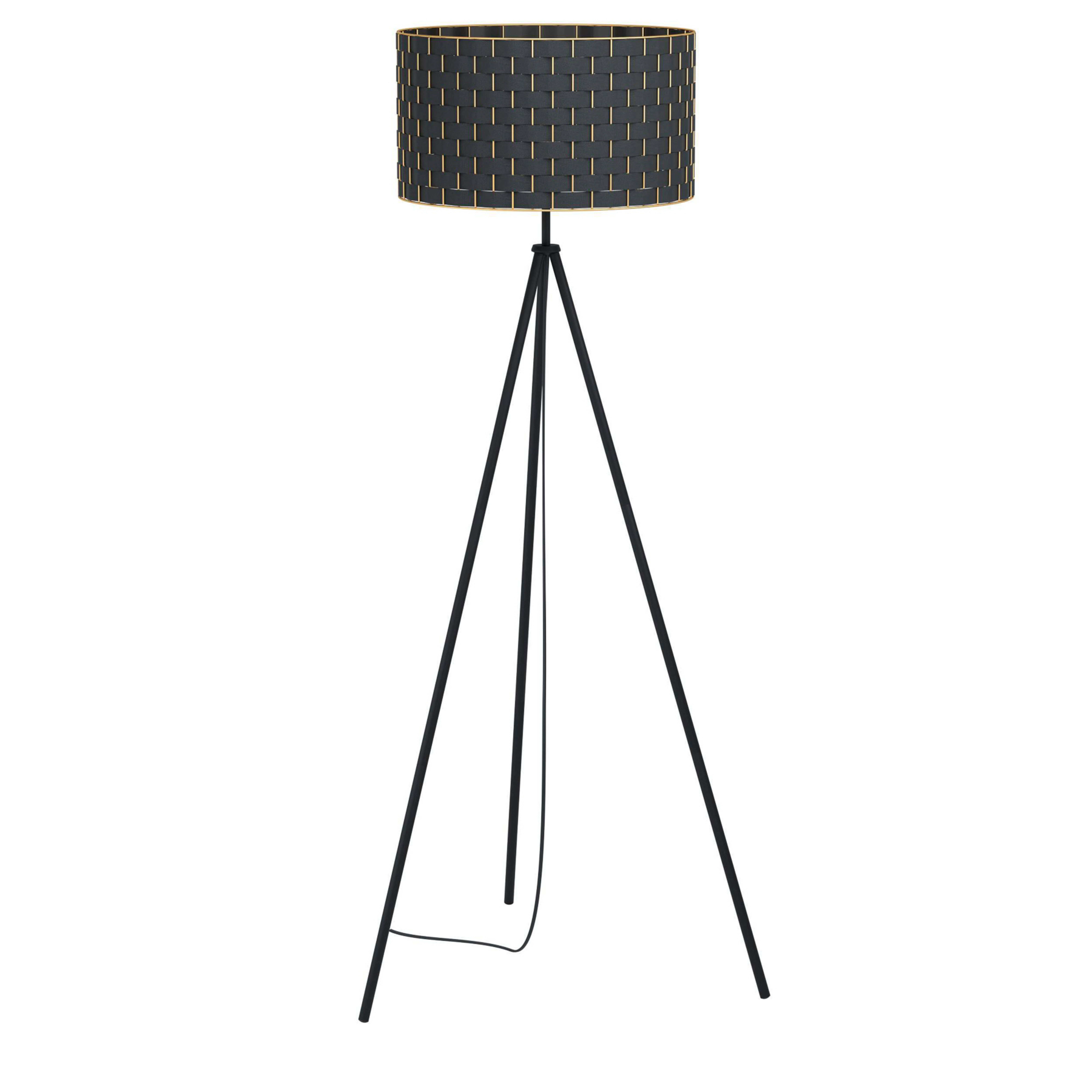 Lampa podłogowa Marasales z tkaniny, statyw