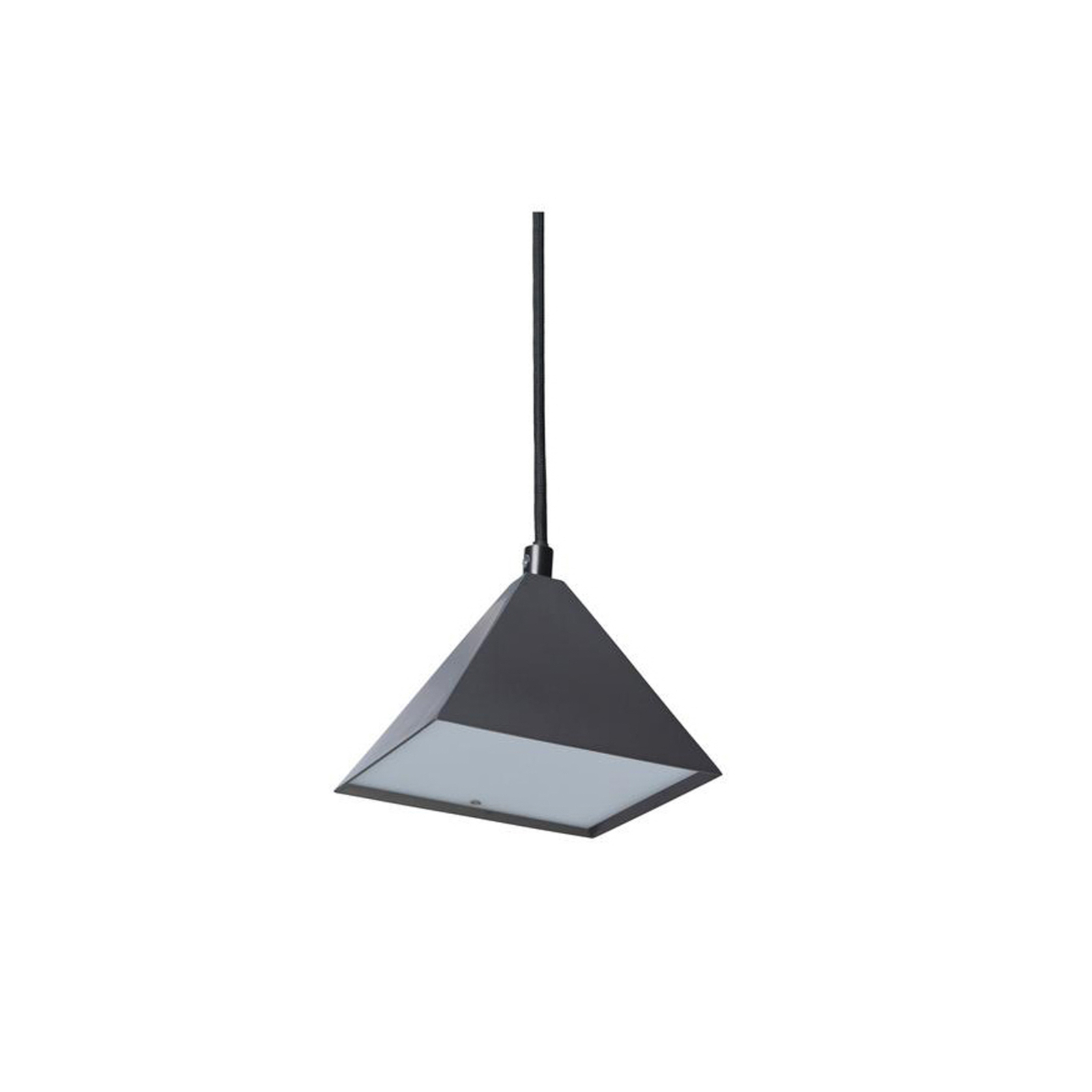 ferm LIVING Kare viseća svjetiljka, crna, nehrđajući čelik, 12,5 cm