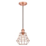 Westinghouse Nathan pendant light, brushed copper colour