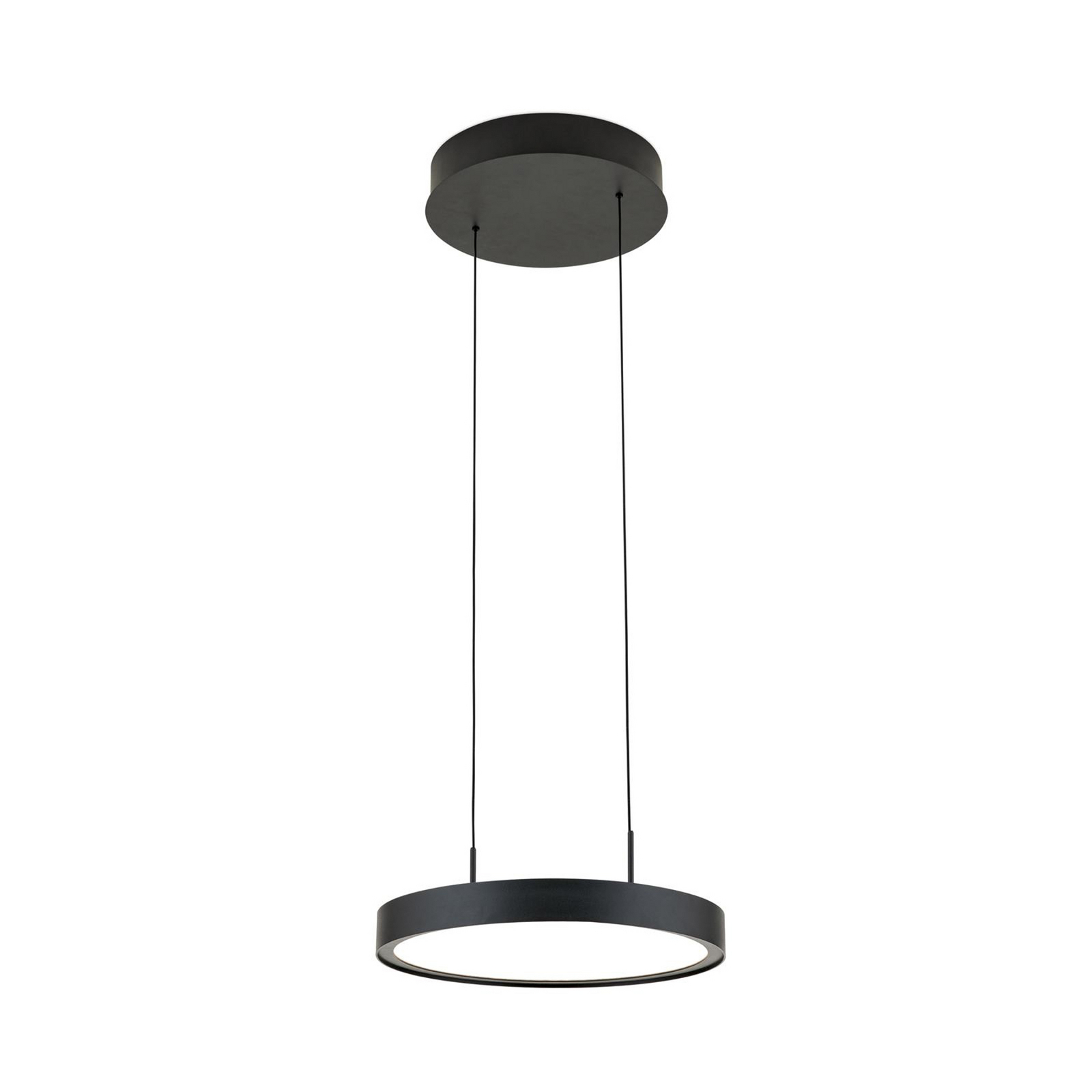 LED pakabinamas šviestuvas „Teide“, juodas, vienos lemputės, metalas, 2700 K