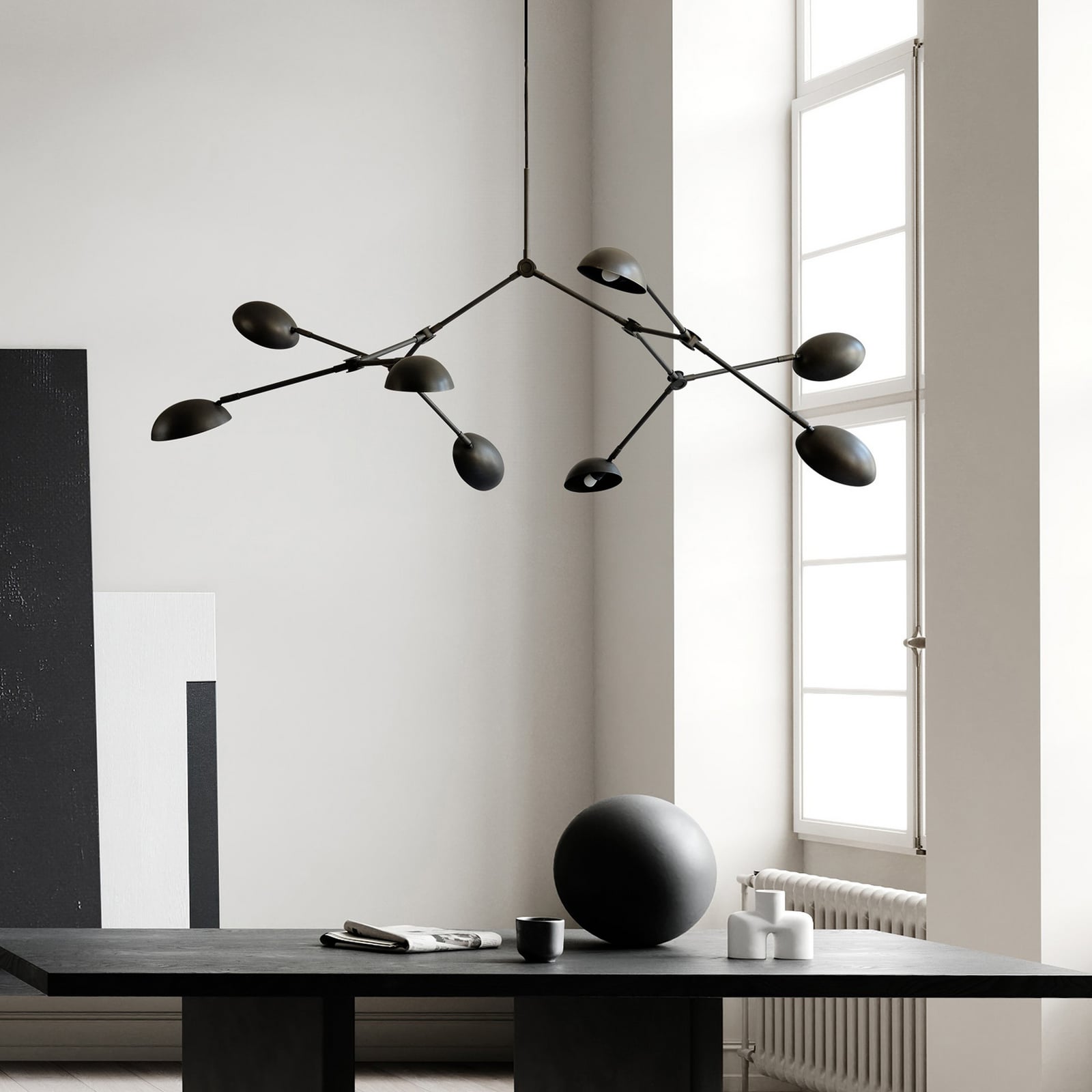 Drop kroonluchter brons 73 cm 8-lamps E14 - 101 Copenhagen Drop kroonluchter brons 73 cm 8-lamps E14 - 101 Copenhagen