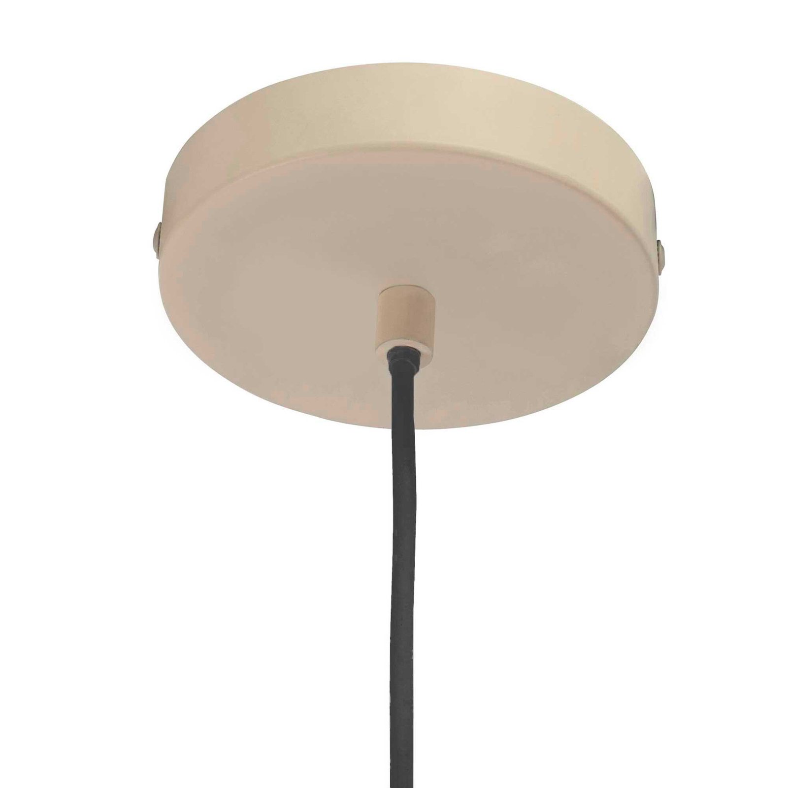 Forlight Lampe à suspendre Fres, beige, acier, Ø 30 cm