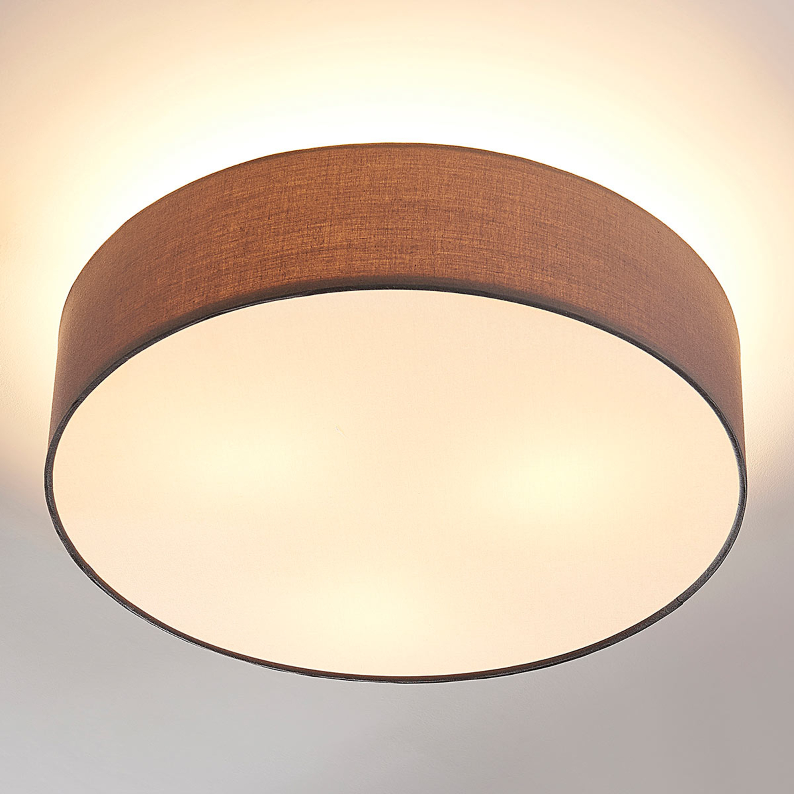 Sebatin ceiling light for E27, 50 cm, grey